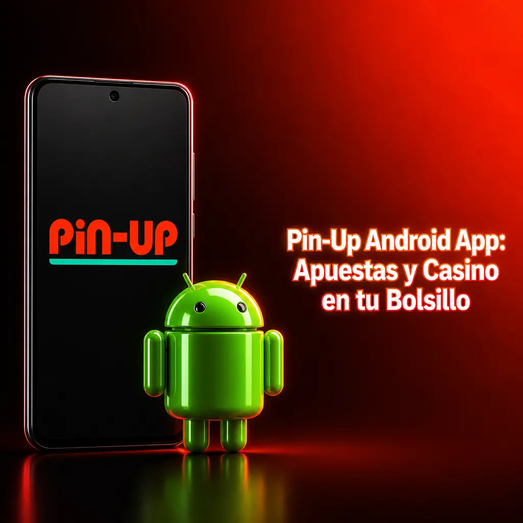 Pin-Up android app en un smartphone en Chile